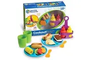 Learning Resources New Sprouts Cookout! ,19 Pieces, Ages 18+ Months, Barbecue Set, Pretend Play Food for Toddlers