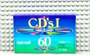 MAXELL CD'S I VS. V 60 TYPE I BLANK CASSETTE TAPE (1) (SEALED)