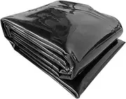 Pond Liner Heavy Duty Underlayment 5x8m 7x10m 8x12m 10x15m Large Pond Tarp Black Pools Membrane for Outdoor Ponds, Waterfall, Fountains and Artificial Lake(7x12m(23x39.3ft))
