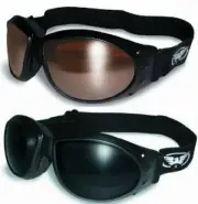 Motorcycle ATV Driving Mirror & Super Dark Glasses Googles Burning Man & Bags