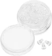 EPIGEIST Pierced Earring Backs Secure Locking Plastic Caps for Studs Lightweight Durable Caps for DIY Earring Making