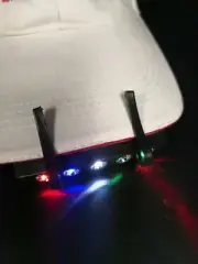 Cap Head Light 5 Multi-color (Not ALL White)LED Hat Clip-On Multi settings US