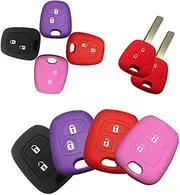 SOLUSTRE Car Key Container Key Case Cover Pink