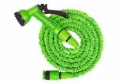 100 Ft Feet Green Latex Deluxe Expanding Flexible Garden Water Hose Spray Nozzle