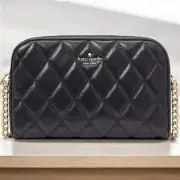 Kate Spade Carey Quilted Mini Camera Bag in Black Colorway FACTORY WRAPPED