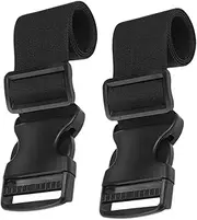 BESPORTBLE 2Pcs Adjustable Luggage Straps Heavy Duty Goods Bundle Strap for Suitcases Portable Lightweight Backpack with Buckles for Outdoor Camping and Travel