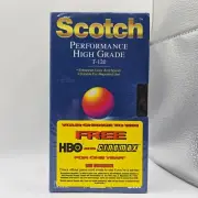 Scotch Performance High Grade T-120 VHS Tape - BRAND NEW /SEALED