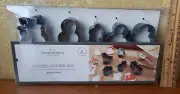 New THRESHOLD 5 Piece Stainless Steel Christmas Cookie Cutter Set - SNOWMEN