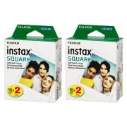 Fujifilm INSTAX SQUARE Fuji Instant Film 40 Photo Exposure Sheets