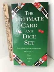 The Ultimate Card and Dice Set for Klondike, Gin Rummy, Black Maria