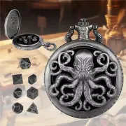7pcs DND Dungeons and Dragons Polyhedral Dice Set with Octopus Pocket Case Gifts
