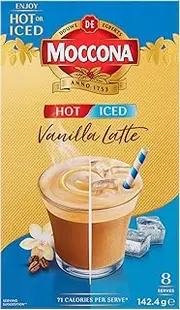 [Moccona] Iced Hot Vanilla Instant Coffee (Case of 5)