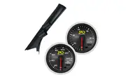 SAAS Dual Pillar Pod w/Oil Pres & Volts SRD Gauges for Monaro Coupe 2001-2006