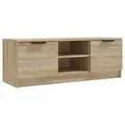 Tv Cabinet Sonoma Oak 102X35x36.5 Cm Engineered Wood oak TV Stands & Entertainme