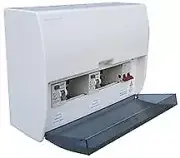 17th Edition 18 Module 12 Free Ways c/w 2x80a 30ma RCD 1x100a D/P Mains Switch