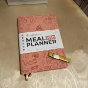Cleaver Fox Meal Planner Pro W/ Measuring Tape - Pink