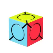 Six Spot Irregular Style ABS Colorful Magic Cube Puzzle Education Toy for Children Gift
