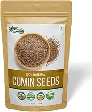 Organic Zing Cumin Seeds | Parent (227g (Pack of 1))