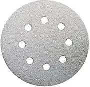 Makita 120 Grit Hook and Loop Punched Sanding Disc, White, 125 mm Pad Diameter (Pack of 10)