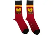 Wu-Tang Clan Unisex Adult Striped Socks (Red) (7 UK-11 UK)