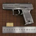 藝軒玩具仿真槍系列全金屬仿真模型槍大號USP 1:2.05合金鐵槍吃雞兒童玩具槍不可發射