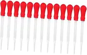 13pcs Glass Dropper Pipette for Home School Experiments Lightweight Portable Liquid Transfer Tool Safe Easy to Use Eye Dropper