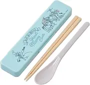 Skater CCS3SAAG-A Howl's Moving Castle Chopsticks & Spoon Set, 7.1 inches (18 cm), Antibacterial for Adults, Made in Japan