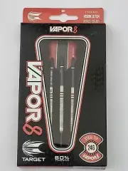 Target Darts Vapor 8 Steel Tip 80% Tungsten Darts 24g