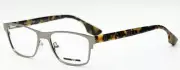 NEW McQ by Alexander McQueen Eyeglasses MQ0050O 005 53-18-150 Ruthenium Havana