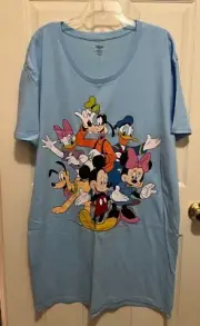 DISNEY STORE LADIES CHARACTER KNIT SLEEPSHIRT SIZE ONESIZE NWT