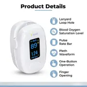 OLED Finger Pulse Oximeter Oxygen Sensor Heart Rate Spo2 Monitor, Free Shipping