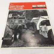 Genuine Original 1992 Bobcat Bale Handler Attachment Brochure B-1649