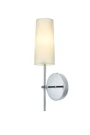 Elegant Lighting LD6004W5 Mel 16" Tall Bathroom Sconce - Chrome