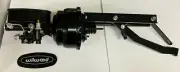 Dash Mount Firewall Universal Power 8" Black Dual Booster Wilwood Master + Valve