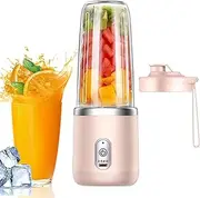 Portable Blender - Personal Blender for Smoothies and Milkshakes, Fruit and Vegetable Juice Extractor for Baby, 5-10 Blending Cycles for Food, Travel, Gym