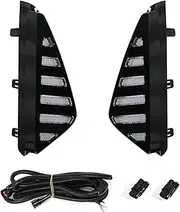 GIFAYUAN For N-i-s-s-a-n Sentra Sylphy 2023 2024 Daytime Running Lights LIGHT DRL Turn Signal Fog Lamp Daylights 3 Colors Car Accessories 12V