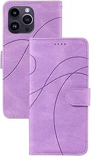 Phone Cover Compatible with Samsung Galaxy A23 / F23 / M23 Wallet Card Slot Flip Kickstand Wrist Strap Magnetic Closure Case Purple