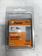 Paslode 2" Straight Galvanized Brad Nails ~18Ga~ 2,000 Qty. - Model #650215