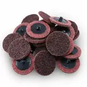 2" MEDIUM/MAROON | SCOTCH BRITE ROLOC DISCS | USA | QTY: 100