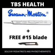 No 3 Swann & Morton Scalpel Handle 10 11 12 13 14 15 16 *BONUS 15 Surgical Blade