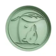 Ko Totoro and Susuwatari with Leaf Cookie Cutter