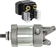 Motorcycle Starter Motor for YZF-R1 for YZF R1 for YZFR1 2009-2014 Motorcycle Starter Motor Solenoid Kit 14B-81890-00-00 5JW-81940-02-00 Starter Motor