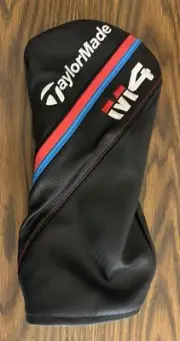 NEW TaylorMade Golf M4 Driver Headcover Black/Red/Blue Head Cover