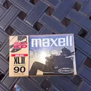 New Sealed Maxell XLII 90 mins High Bias cassette