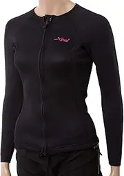 XCEL 2/1mm Women's AXIS Smoothskin Wetsuit Jacket - Front Zip