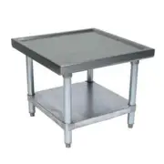 BK Resources 30"x24" 18G Stainless Steel Equipment Stand w/ s/s Undrshelf