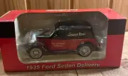Snap-on 1/38 Diecast 1935 Ford Sedan Delivery Pullback Car Model Black Red