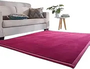 Coral Velvet Area Rugs Play Mat 3cm Extra Thick Large Area Carpet Crawling Nursery Baby Toddler Children Kids Room Non-Slip Yoga Mat Exercise Pads Tatami Mat (Style9, 200 * 200cm)