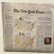THE NEW YORK TIMES SUNDAY Newspaper November 3, 2024. Trump Use 20’ Playbook..