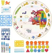 Water Drawing Mat - Creative Water Paint Mat for Child - Color Doodle Toy, Lightweight, Portable for Kid Boy Girls Adults